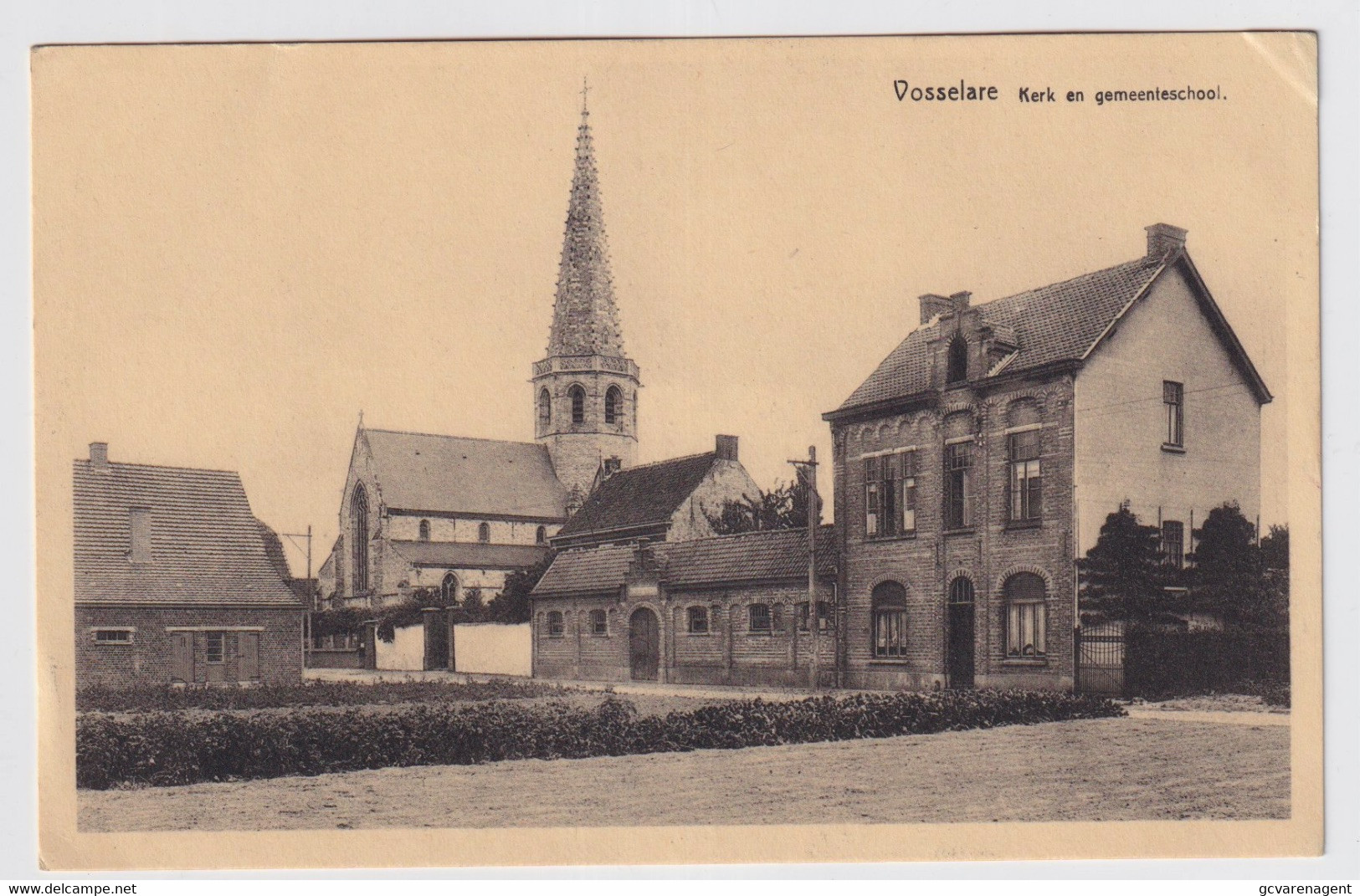 VOSSELARE  KERK EN GEMEENTESCHOOL - Nevele