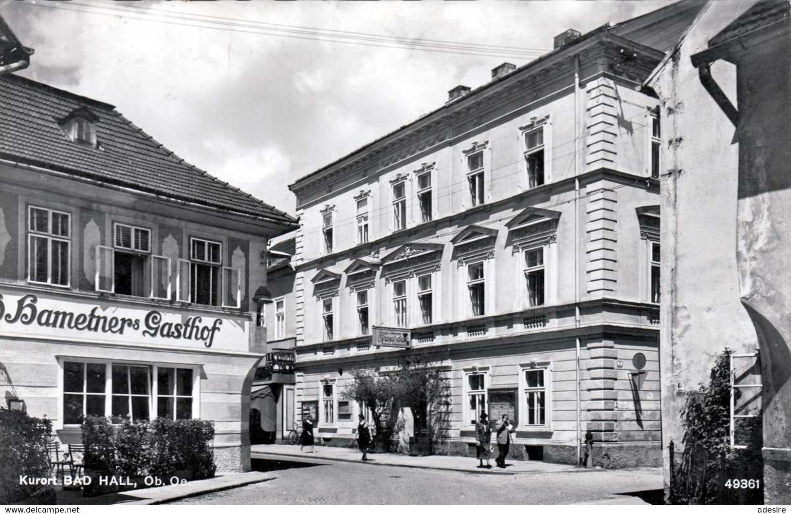 BAD HALL Gasthof Hametner, Fotokarte 1965 - Bad Hall