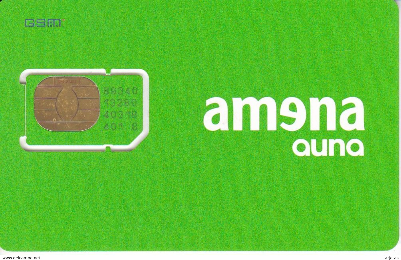 TARJETA GSM - SIM DE AMENA - AUNA 32K (NUEVA-MINT) - Amena - Retevision