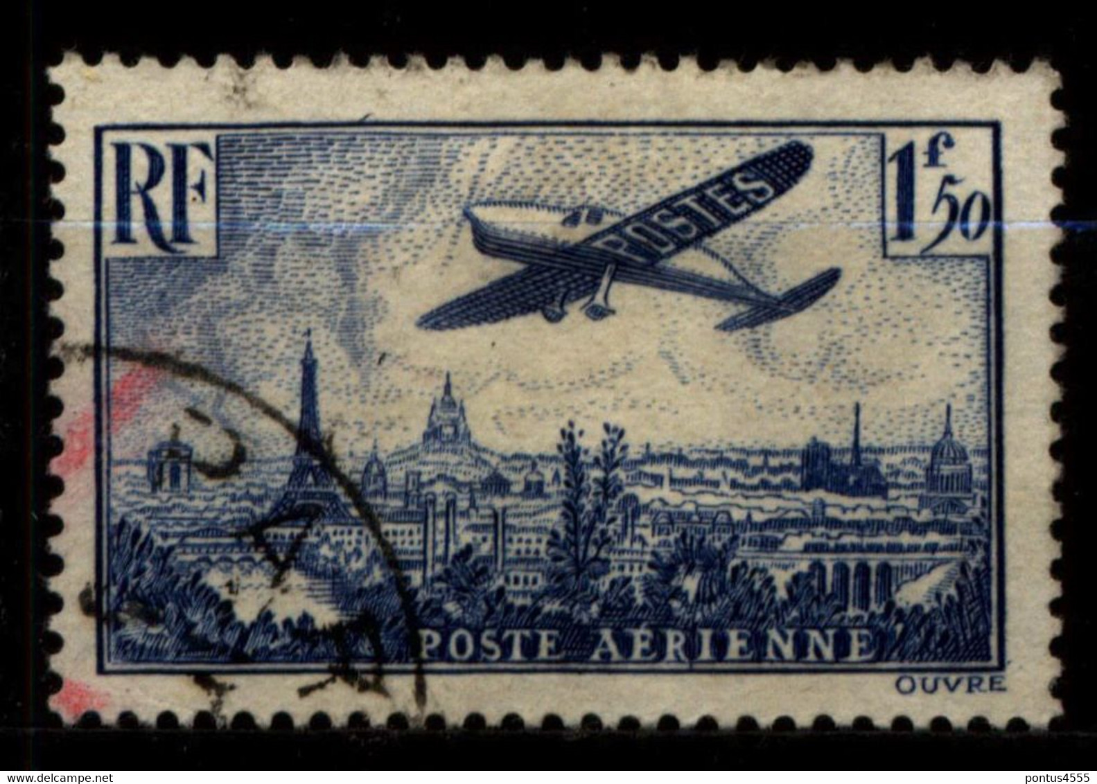 France 1936 Mi 306 Aircraft Over Paris - Sonstige & Ohne Zuordnung