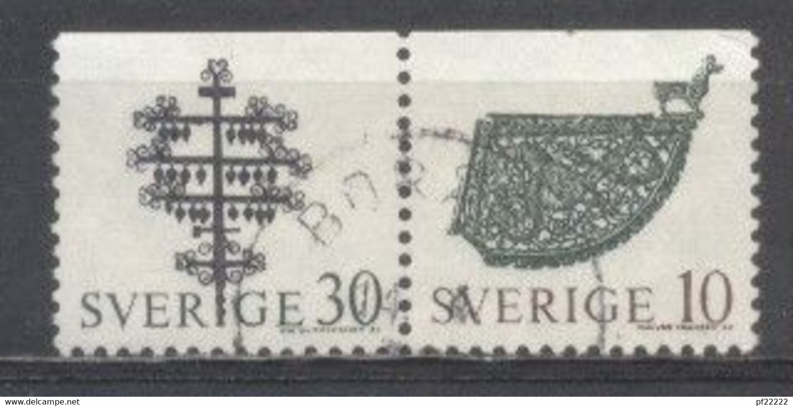 Suède, 1970, Yvert 647,649, Obliteré, - Other & Unclassified