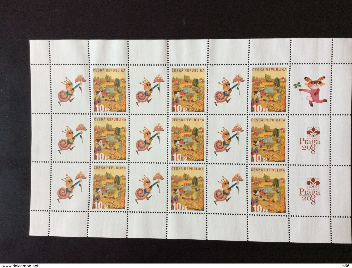 2008 Feuillet YT 516 Neuf De 9 Timbres Journée D’été Livre Enfants J.Palecek Escargot - Blocks & Sheetlets