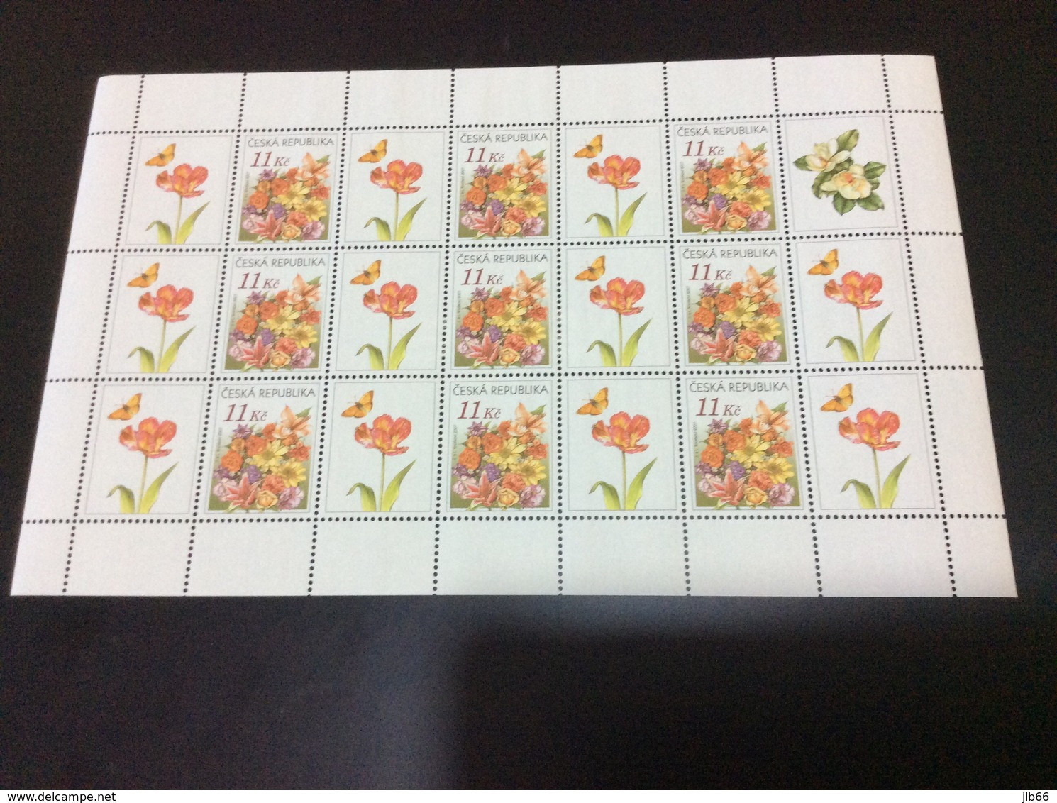 2007 Bloc Feuillet YT 463 Neuf De 9 Timbres Bouquet De Fleurs Papillon Flowers - Blocks & Sheetlets