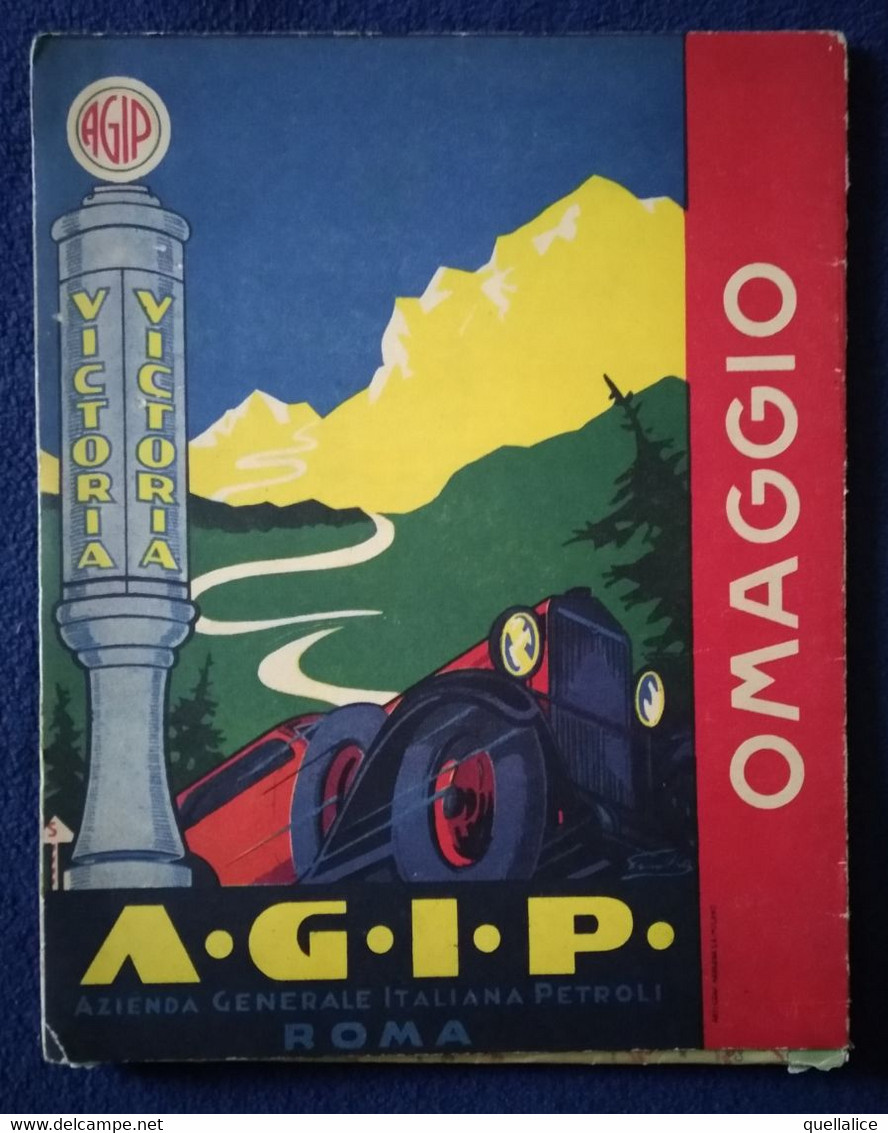 02859   "LE STRADE AUTOMOBILISTICHE D'ITALIA - AGIP - ROMA" CARTA STRADALE ORIG. - Cartes Routières