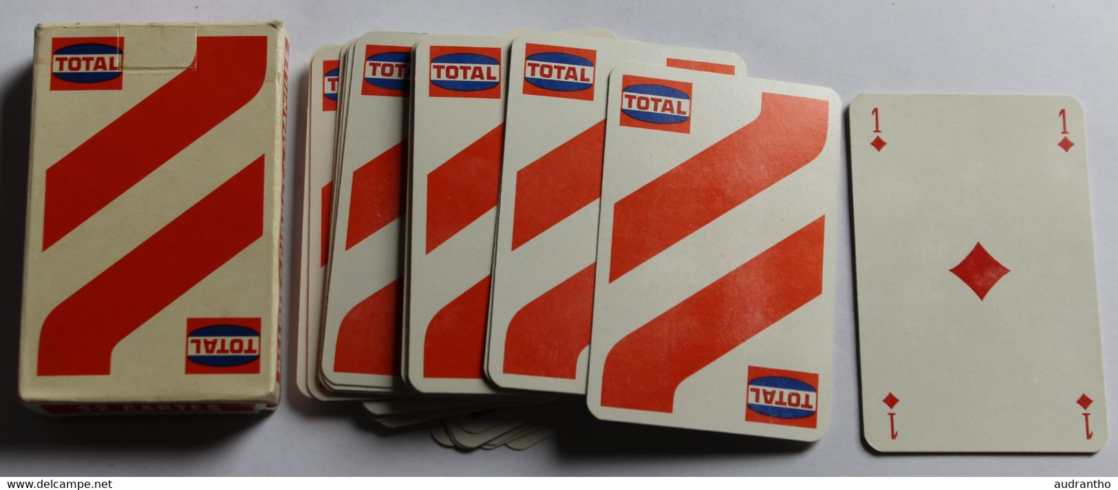 Ancien Jeu De 32 Cartes Rare Garage TOTAL Emonnet Patrick Station Total Mayenne - 32 Cartes