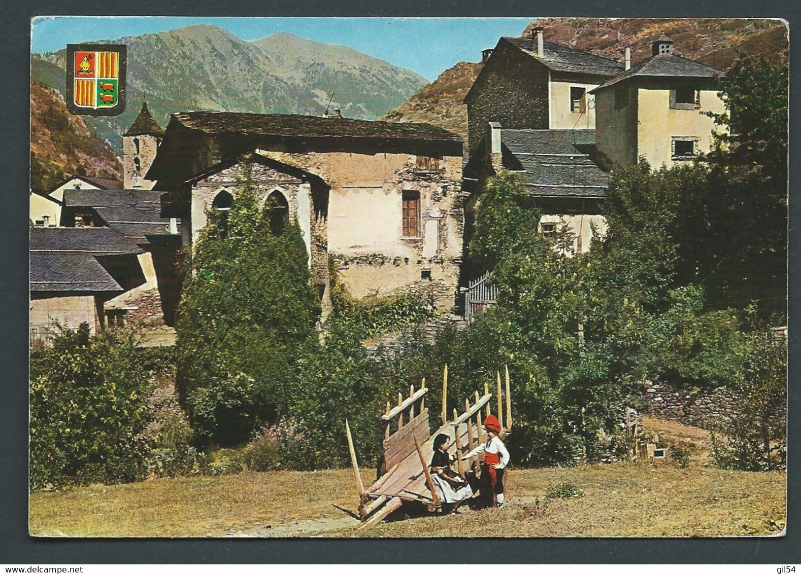 Carte Postale D'Andorre Affranchie Pour La France En 1963 -  Mala9208 - Storia Postale