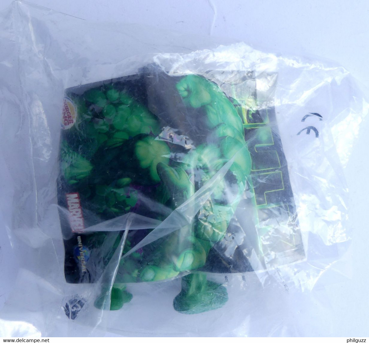 FIGURINE MARVEL BURGER KING 2003 HULK En Sachet Complet - Autres & Non Classés