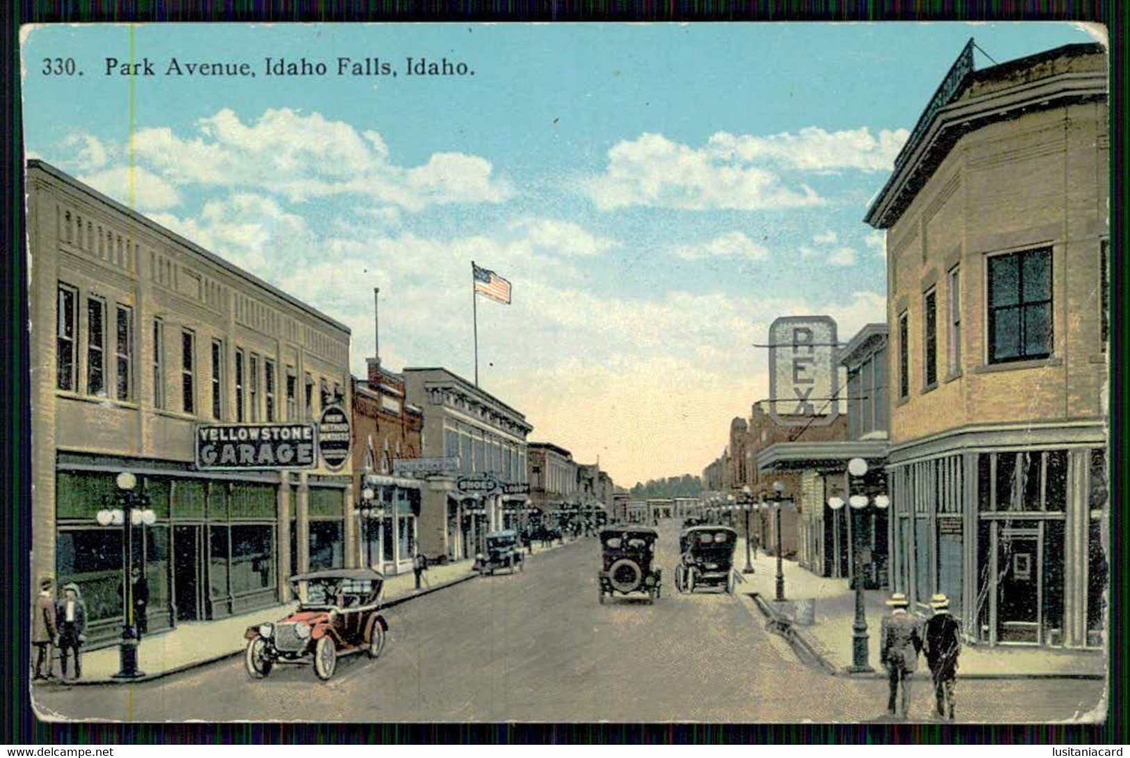 IDAHO FALLS - Park Avenue.(Ed. Wesley Andrews Nº 330 ) Carte Postale - Idaho Falls