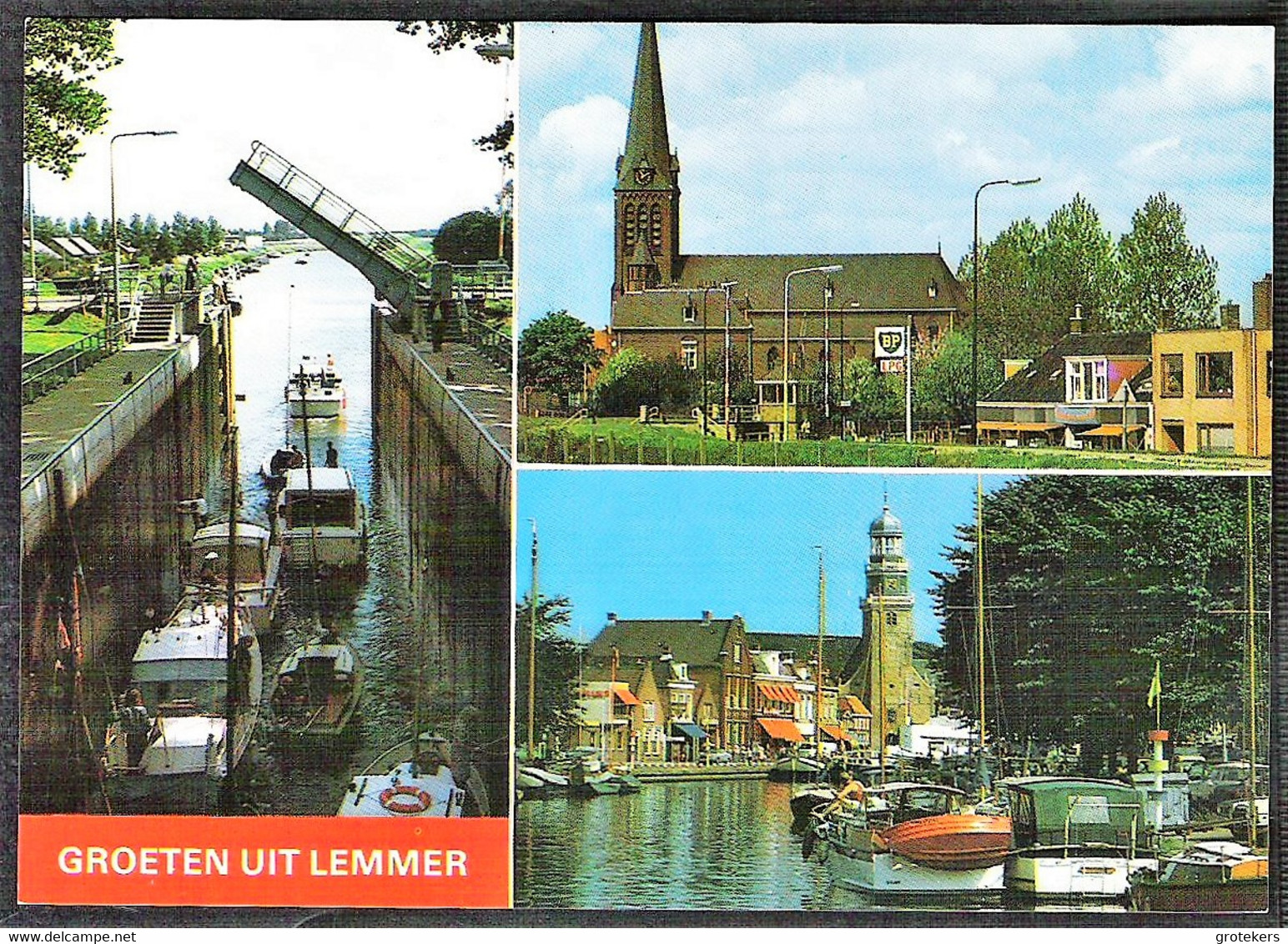 LEMMER Groeten Uit 3-luik Ca 1980 - Lemmer