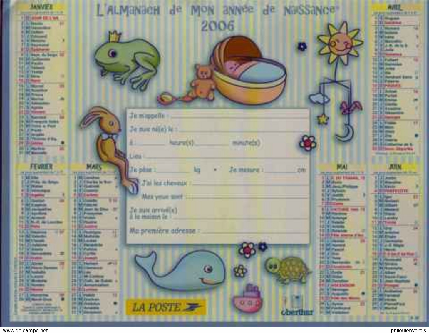 CALENDRIER 2006 ANNEE DE NAISSANCE - Groot Formaat: 2001-...