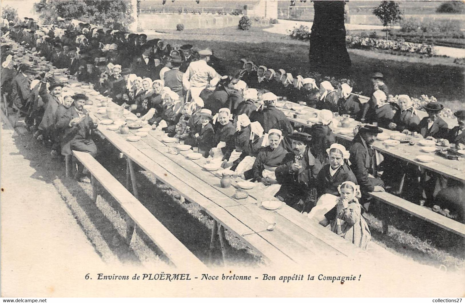 56-ENVIRONS DE PLOERMEL- NOCE BRETONNE, BON APPETIT LA COMPAGNIE - Ploërmel