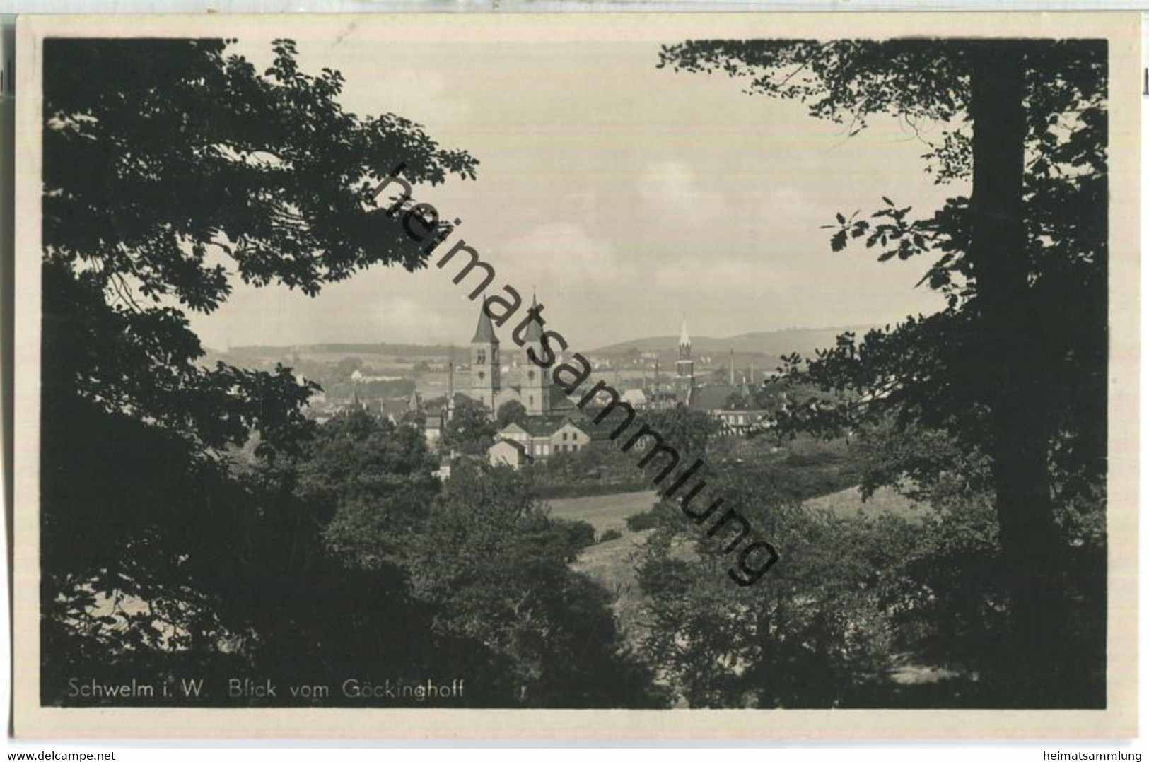 Schwelm - Blick Vom Göckinghoff - Foto-AK 30er Jahre - Verlag  Vittinghoff Schwelm - Schwelm