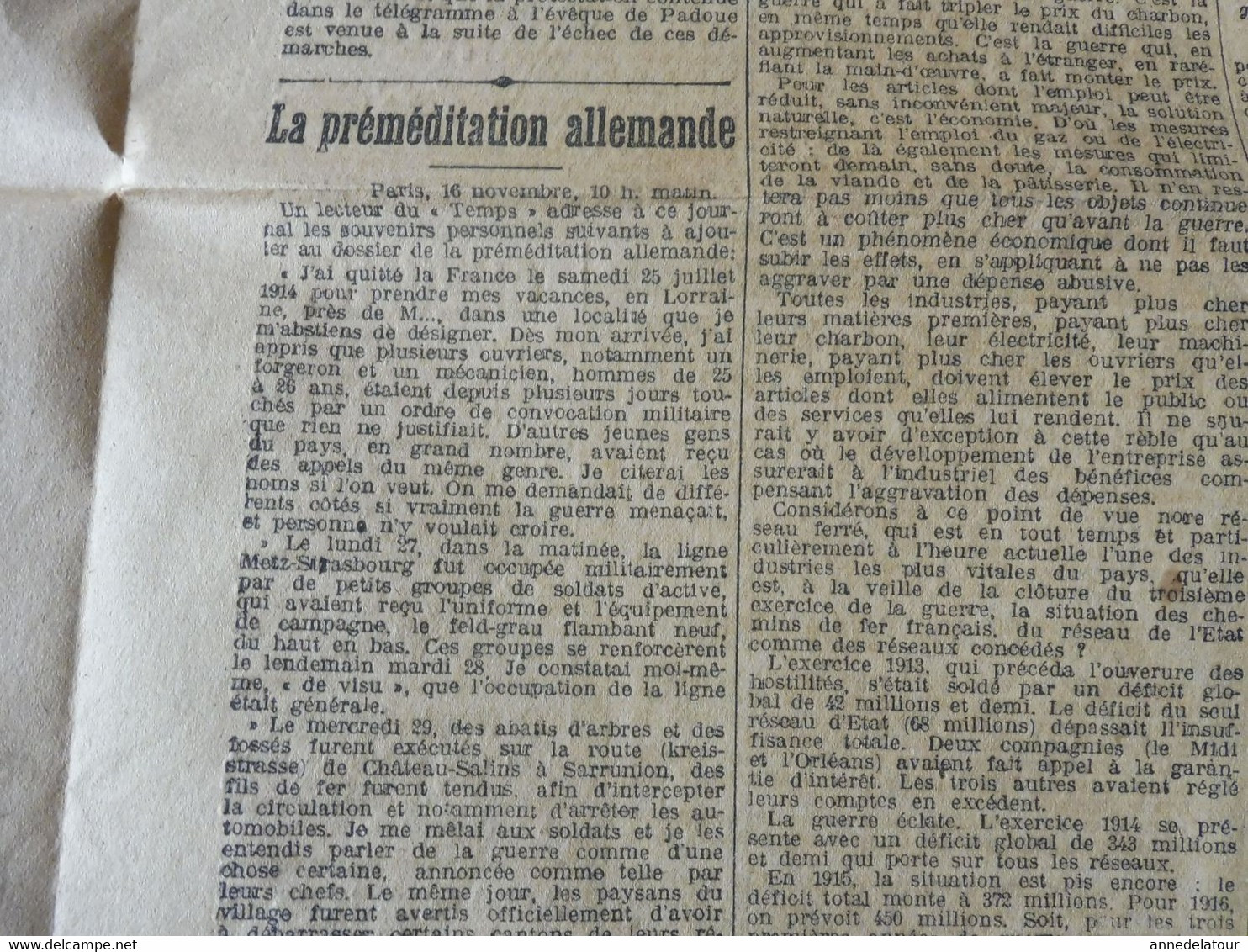 1916  L'ÉCLAIR   :  La guerre sur tous les fronts ; Héroïque caporal Michel Martin de Fitou; Listes noires aux USA ; etc