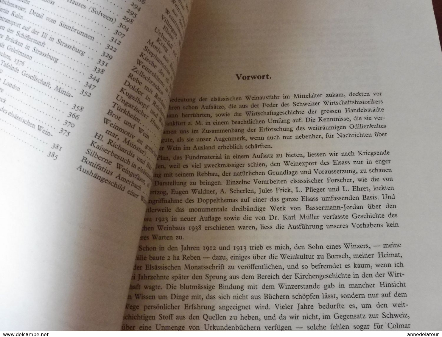 DER REBBAU DES ELSASS und die absatzgebiete seiner weine (Medard Barth) VIGNES D’ALSACE et débouchés de ses vins