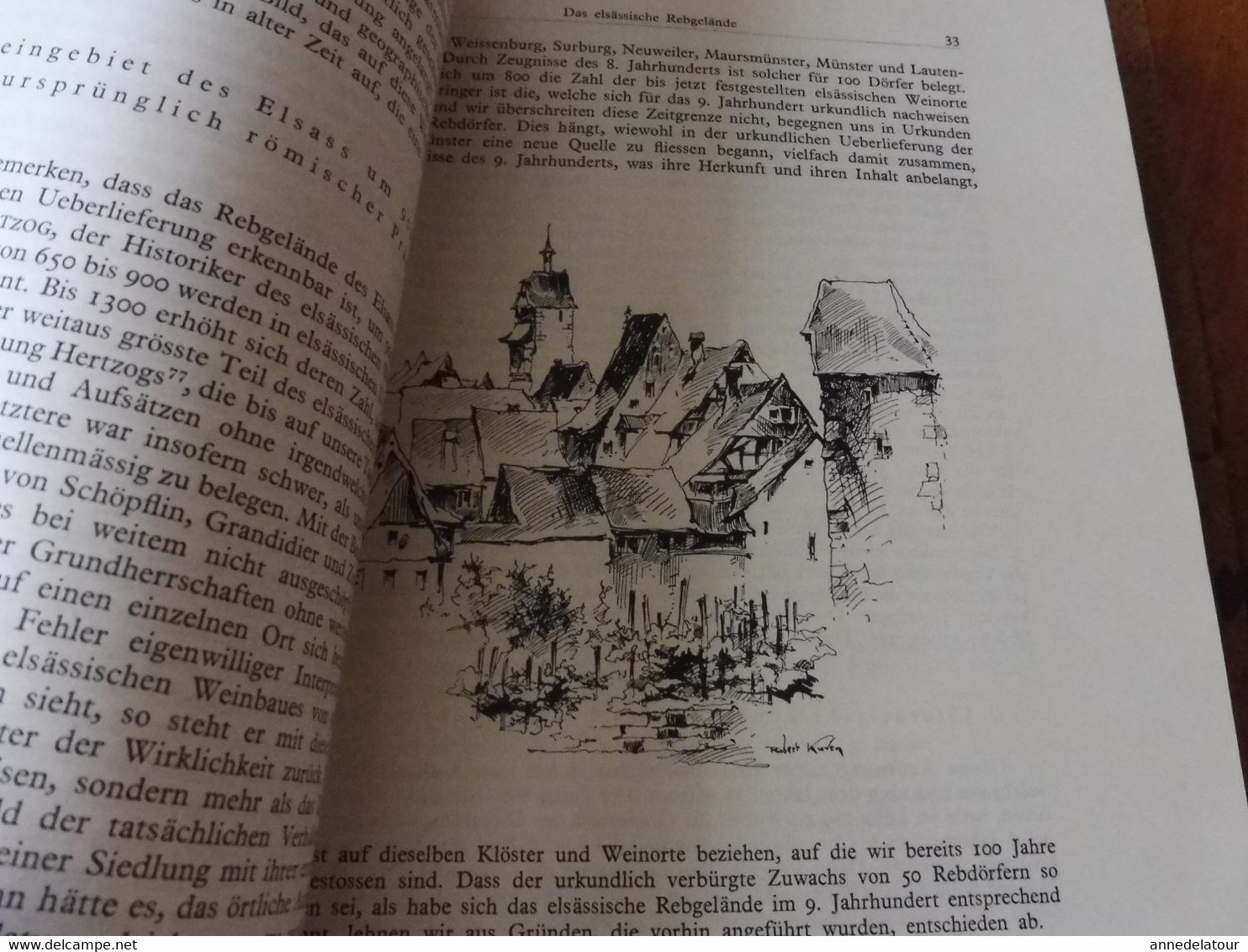 DER REBBAU DES ELSASS und die absatzgebiete seiner weine (Medard Barth) VIGNES D’ALSACE et débouchés de ses vins