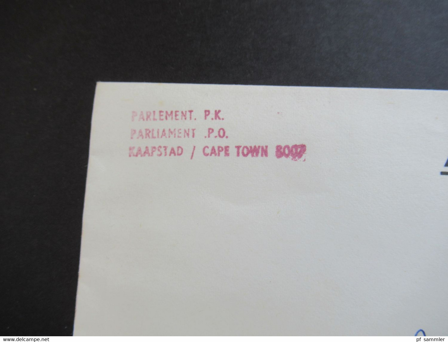 RSA / Süd - Afrika 1979 Amptelik Parliament Post Office Official Parliament Cape Town Volksraad Kaapstad - Briefe U. Dokumente