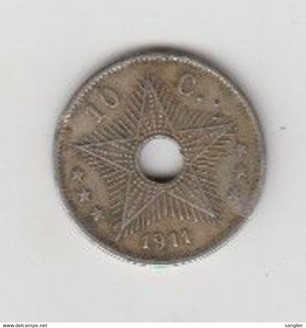 10 C 1911 - CONGO BELGE - 1945-1951: Regency