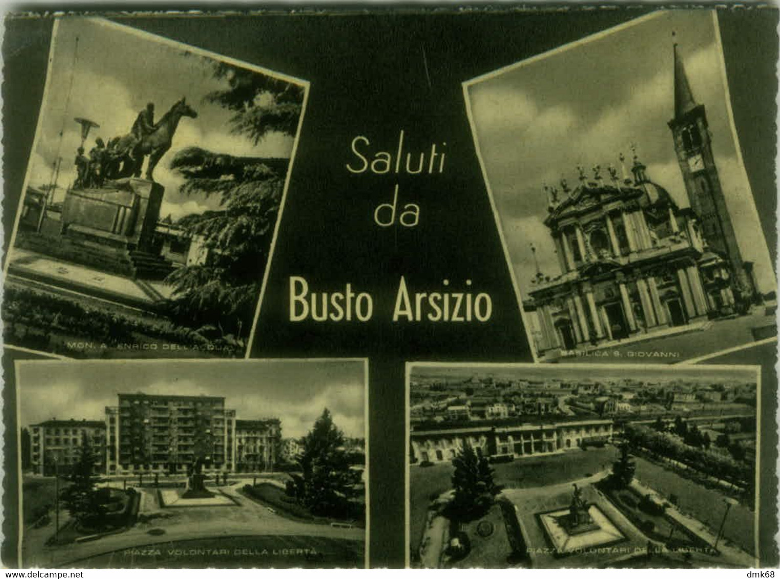 BUSTO ARSIZIO - SALUTI / VEDUTINE - EDIZIONE MUZIO -ANNI '50 (7278) - Busto Arsizio