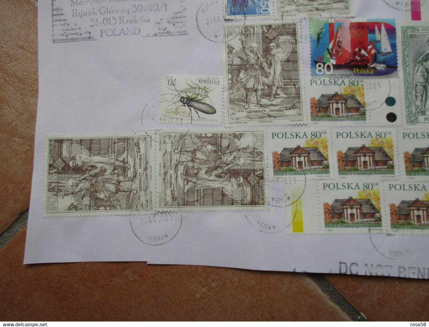 GRANDE Frammento N.27  Francobolli Vari Formati Ed Annate - Postzegelboekjes