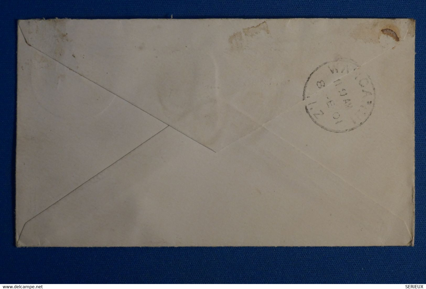 S19  NEW ZEALAND BELLE LETTRE 1901 POUR JERULSEM    + AFFRANCHISSEMENT INTERESSANT - Cartas & Documentos