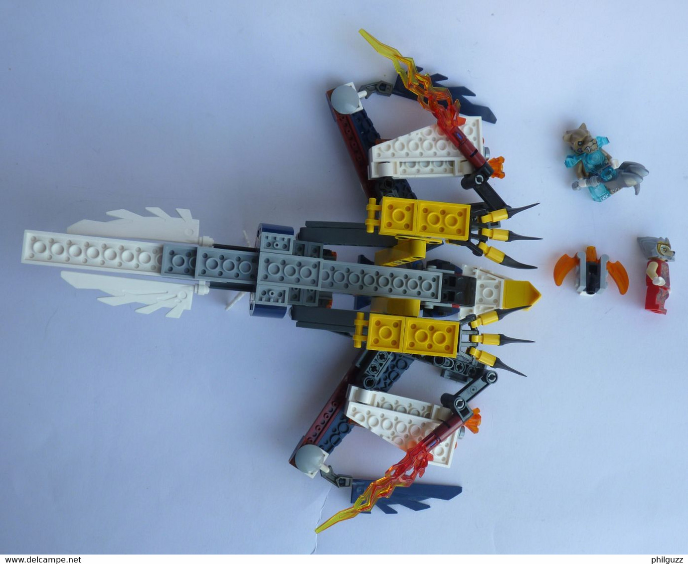 EQUIVALENCE DE BOITE LEGEND OF CHIMA 70142 LE PLANEUR AIGLE DE FEU D'ERIS - Lego System