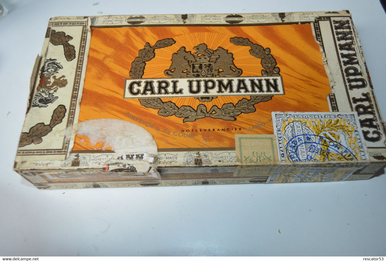 Rare Boite En Bois à Cigares Marque Carl Upmann   Format 22 X 12 X 4 Cm - Altri & Non Classificati
