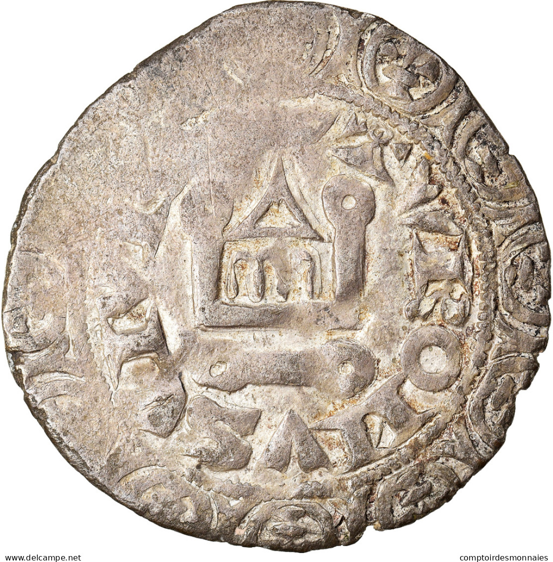 Monnaie, France, Jean II Le Bon, Gros à La Queue, 1355, TB, Billon - 1350-1364 John II The Good