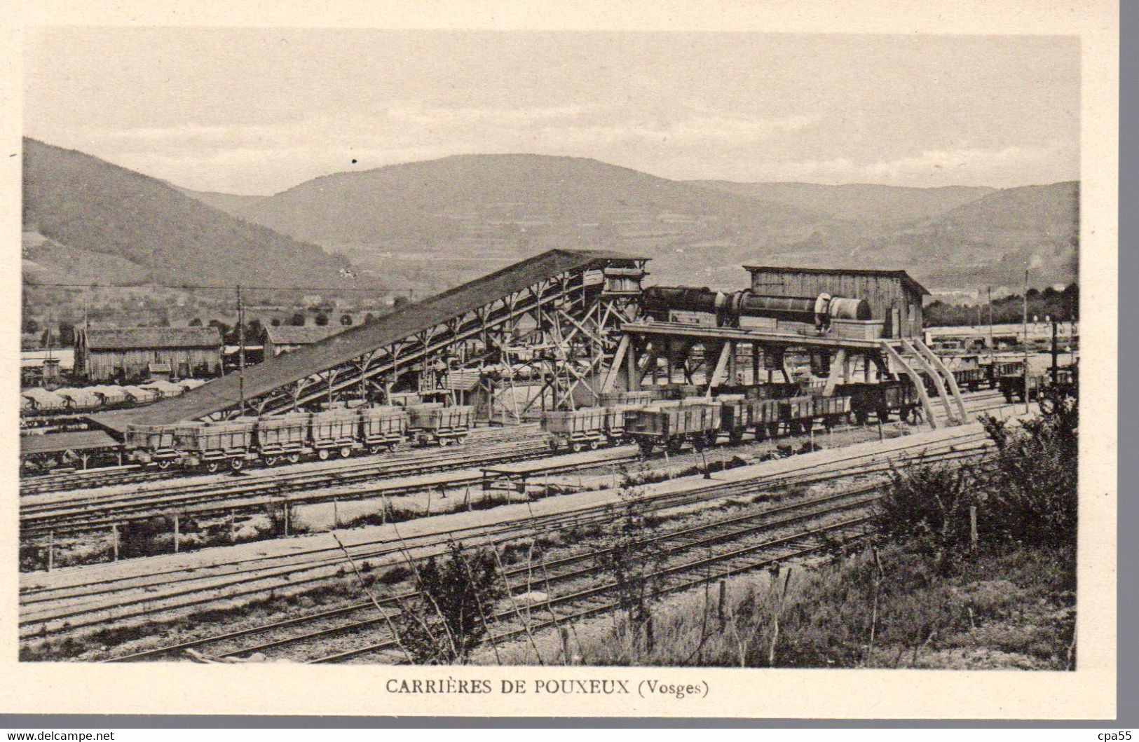 POUXEUX  -  Les Carrières  -  Aspect Du Tapis Roulant - Pouxeux Eloyes