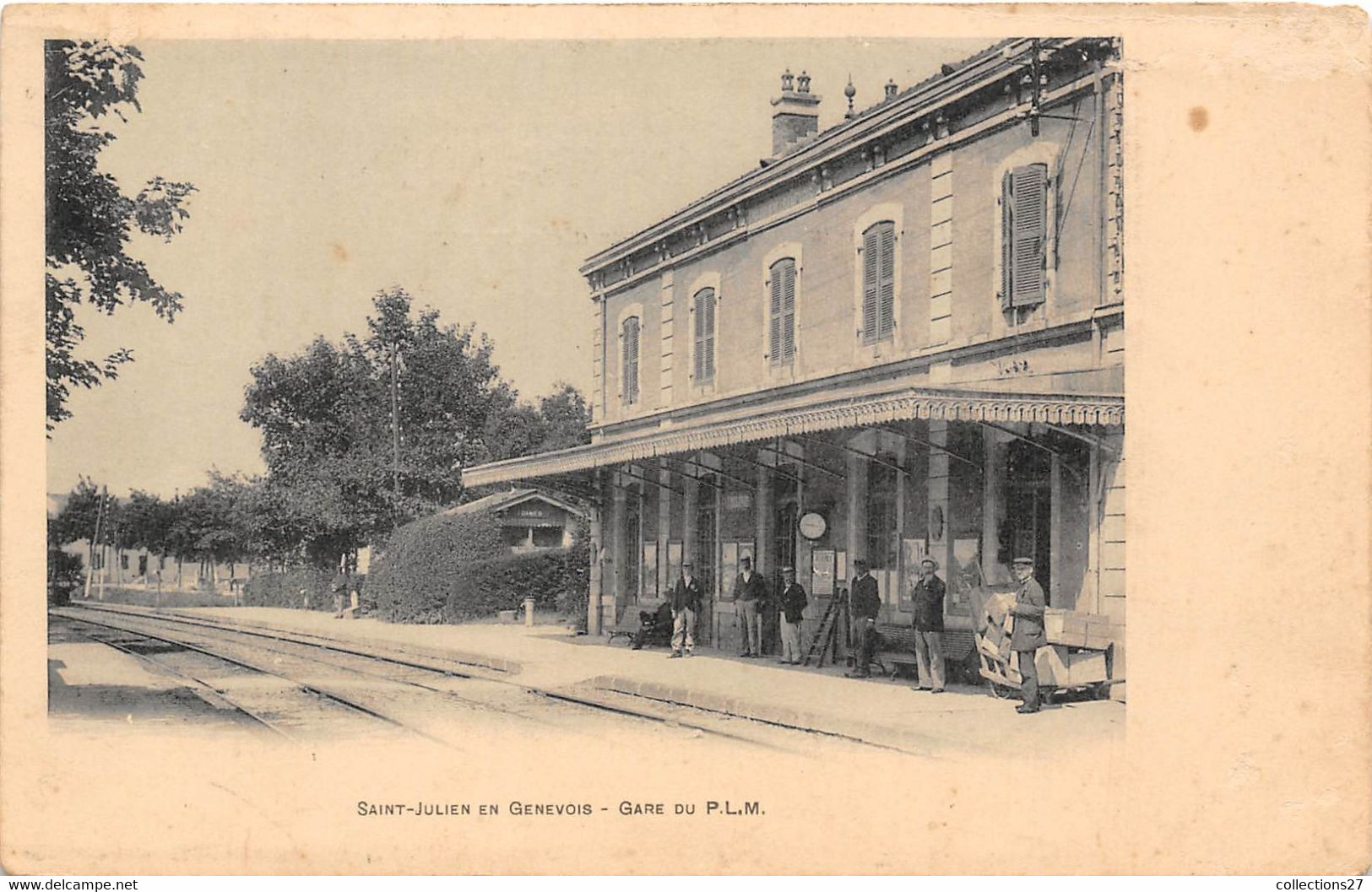 74-SAINT-JULIEN-EN-GENEVOIS- GARE DU P.L.M - Saint-Julien-en-Genevois