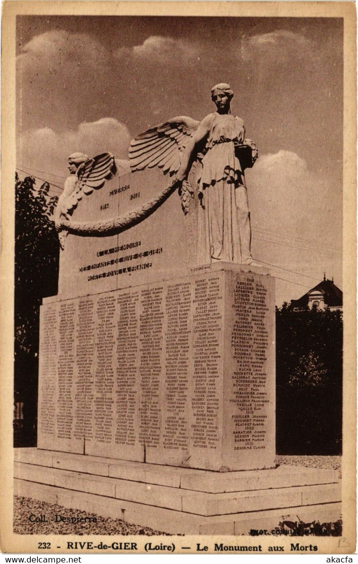 CPA RIVE-de-GIER - Le Monument Aux Morts (578654) - Riorges