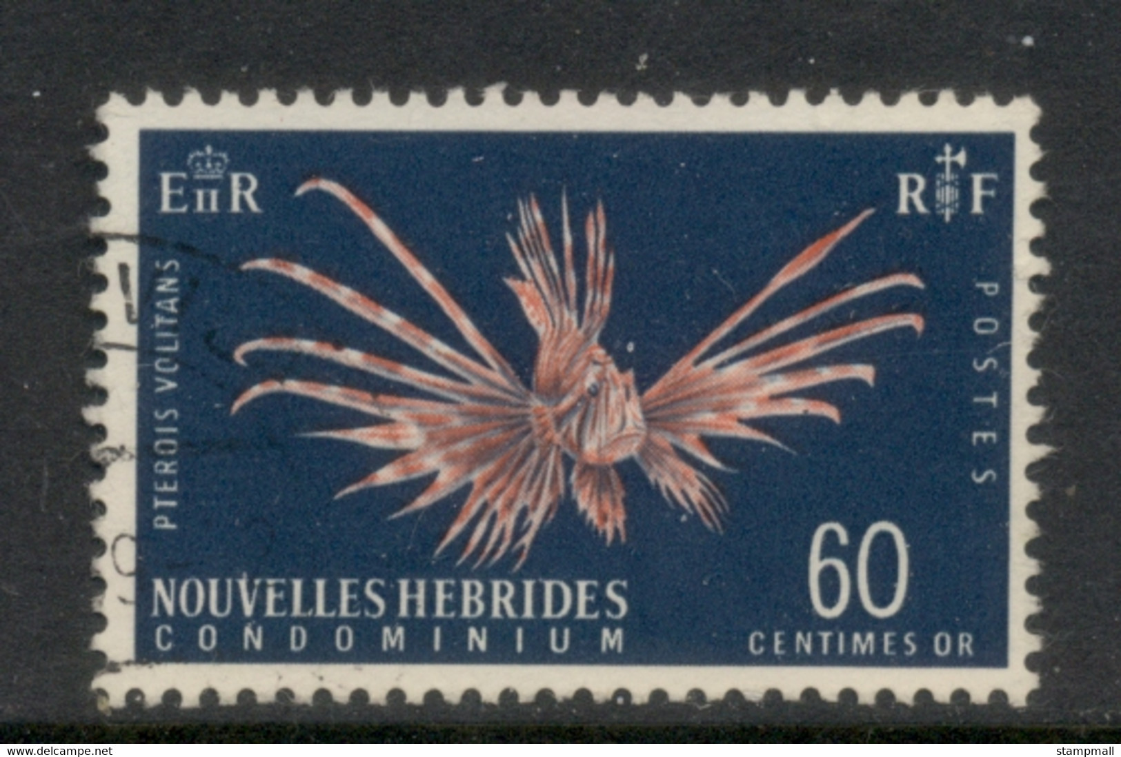 New Hebrides (Fr) 1963-67 Pictorials 60c FU - Used Stamps