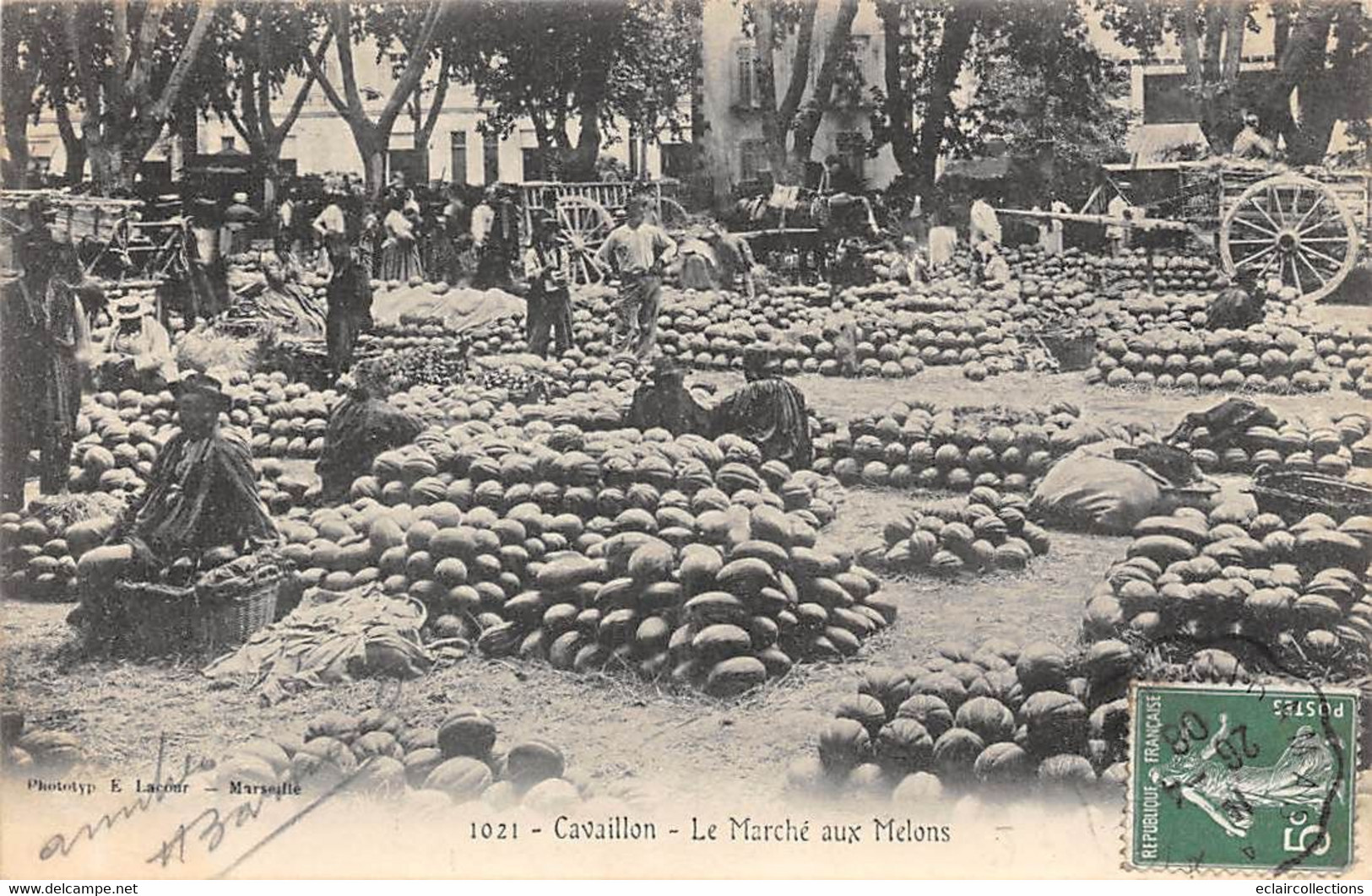 Cavaillon         84        Marché  Aux Melons     (voir Scan) - Cavaillon