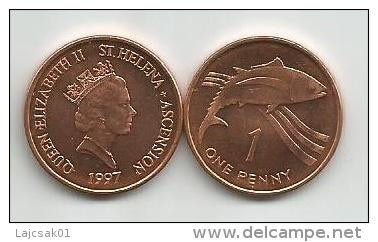 Saint Helena And Ascension 1 Penny 1997. - St. Helena