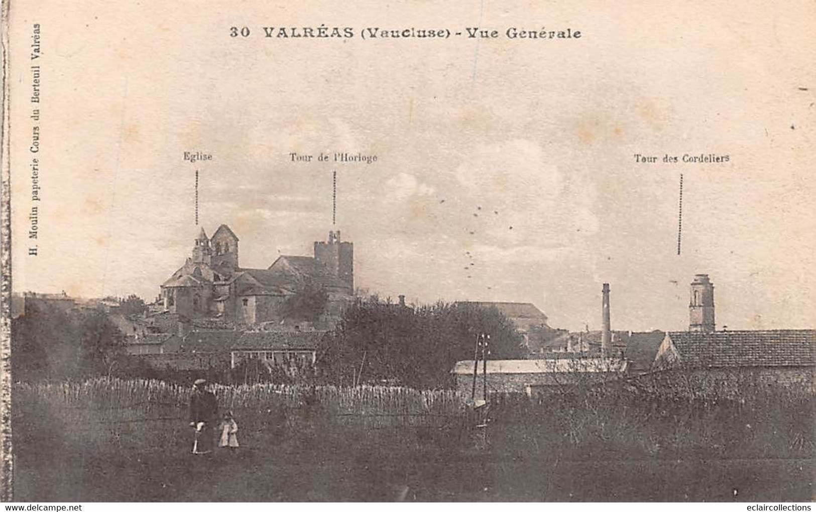 Valréas        84           Vue Générale      N° 30    (voir Scan) - Valreas