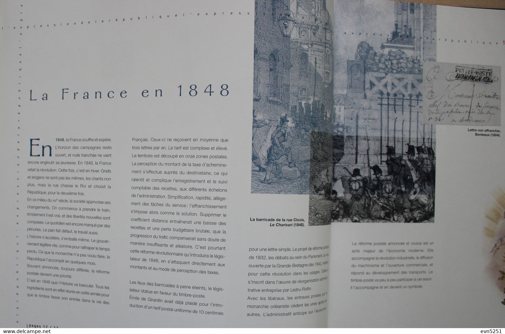 Livre SANS LE FEUILLET De Timbres Et SANS LES GRAVURES D'Albert Decaris / Le Timbre-poste Français - Other & Unclassified