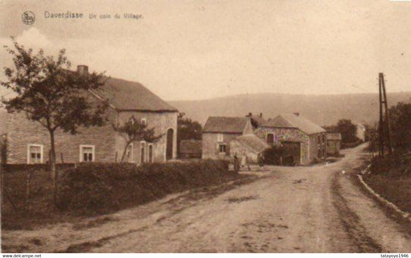 Daverdisse  Un Coin Du Village Circulé En 1932 - Libin