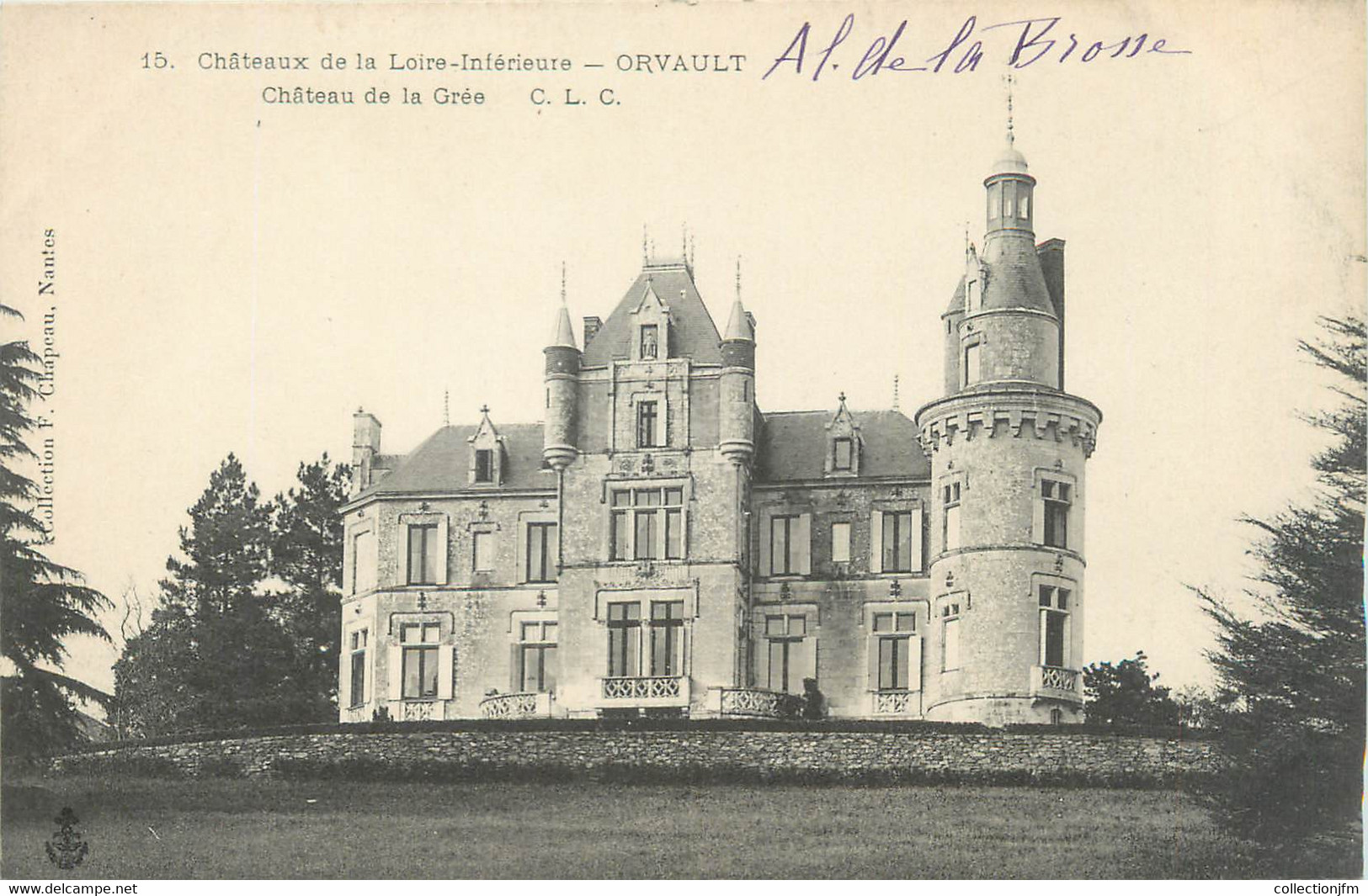 CPA FRANCE 44 "Orvault, Château De La Grée" - Orvault