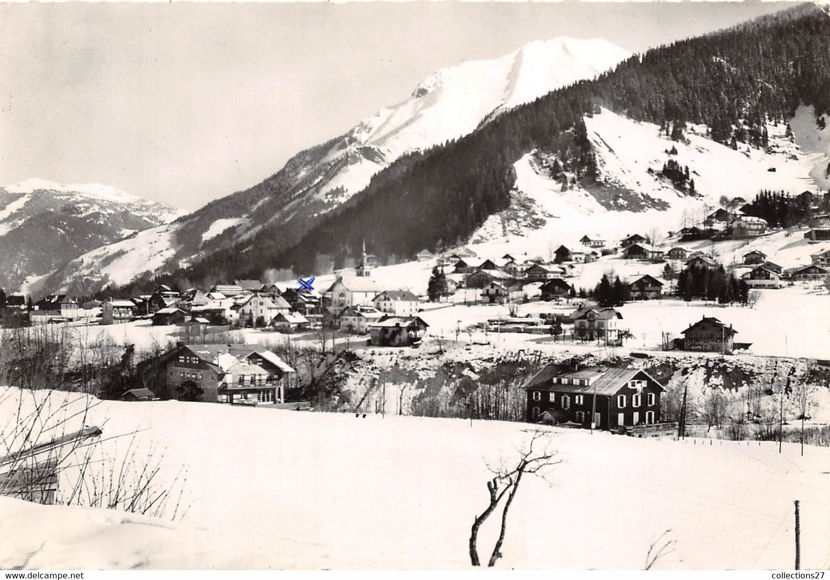 74-LES-CONTAMINES-MONT-JOIE- LE VILLAGE CHALET RENAITRE ET CENTRE U.N.C.M DU MONT-BLANC - Les Contamines-Montjoie