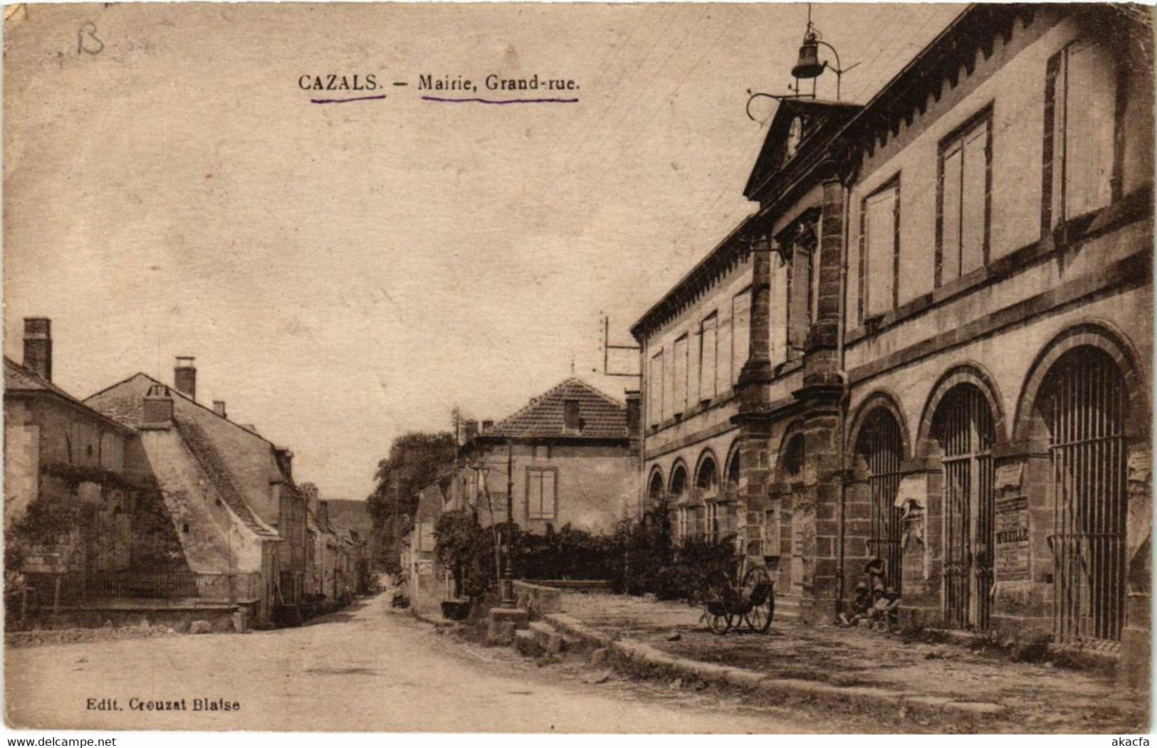 CPA Cazals Mairie Grand-RUE (686254) - Cazals