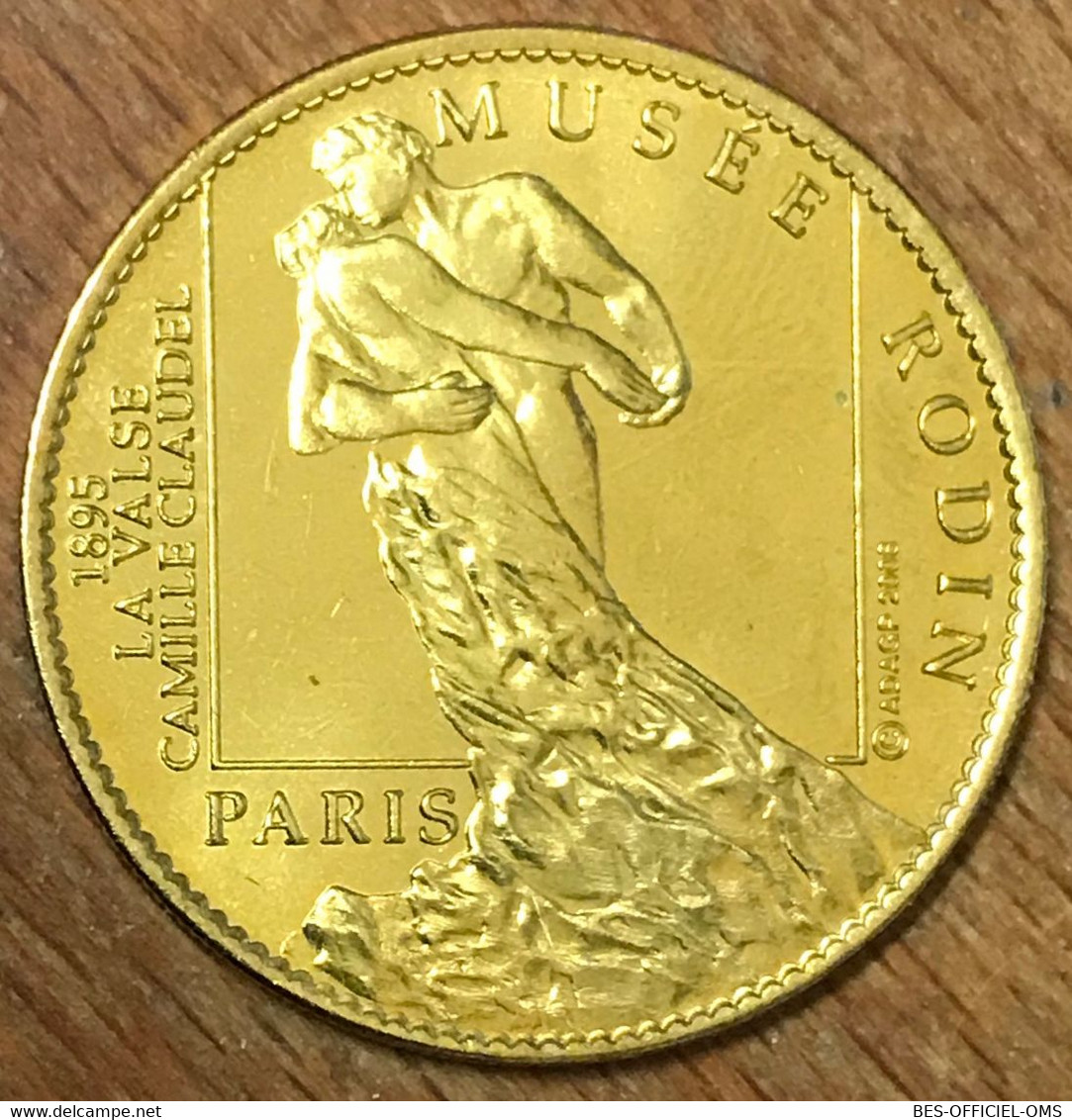 75007 PARIS MUSÉE RODIN LA VALSE CAMILLE CLAUDEL AB 2008 MEDAILLE ARTHUS-BERTRAND JETON TOURISTIQUE MEDALS COINS TOKENS - 2008