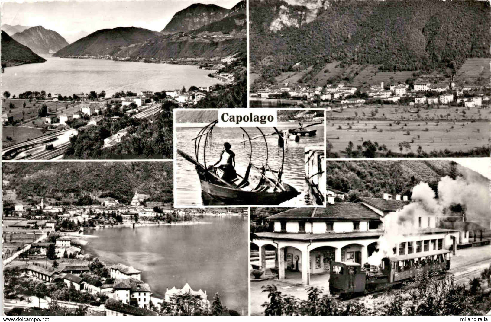 Capolago - 5 Bilder (2835) * 18. 6. 1964 - Capolago