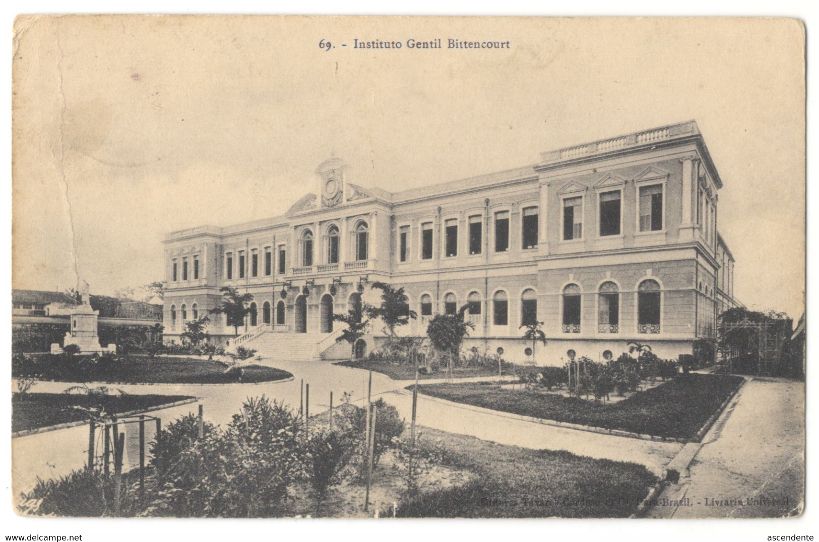 [PA] 69 Instituto Gentil Bittencourt. Pará Tavares & Cardoso. Livraria Universal. 1914. Brasil. Brazil - Belém