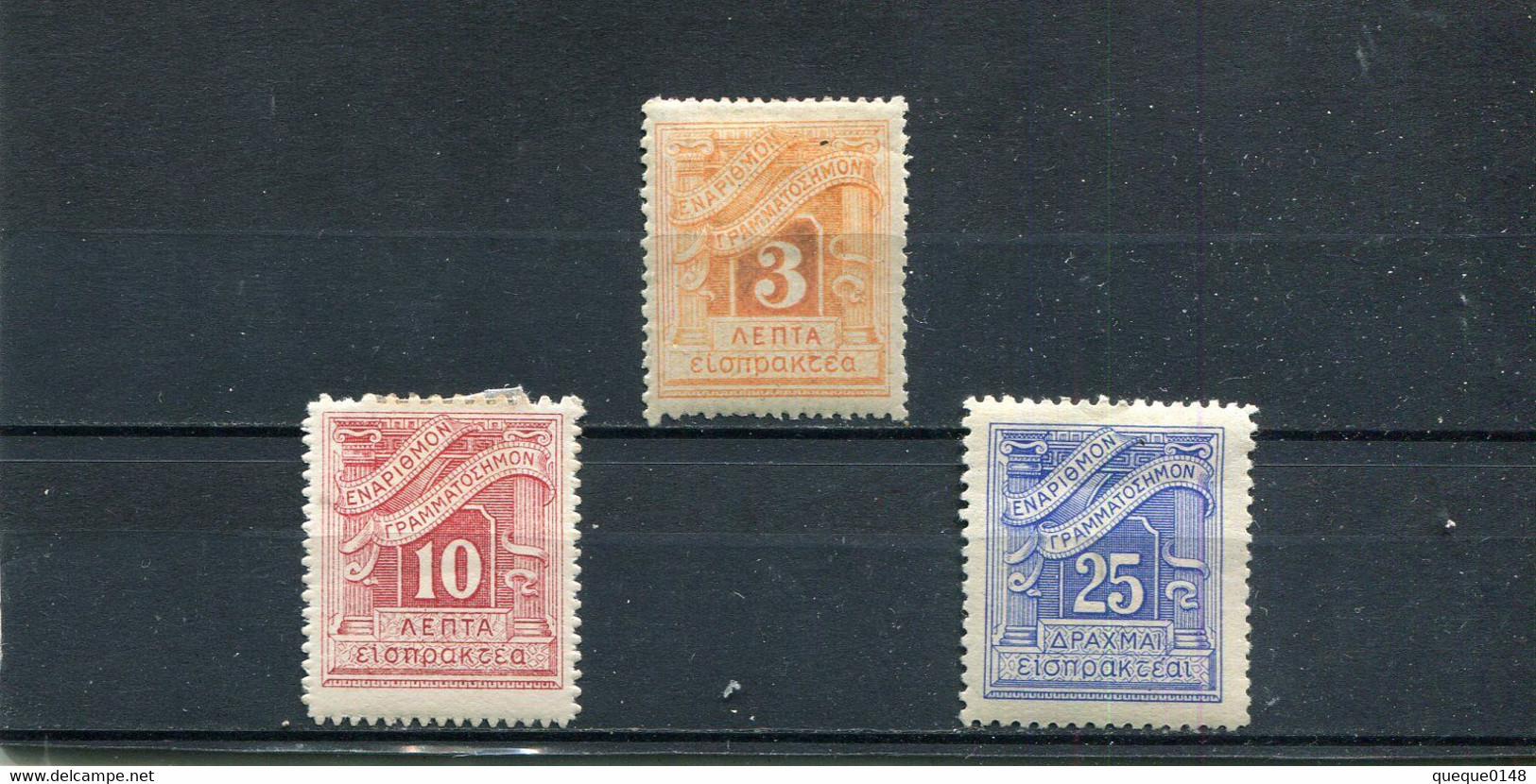 Grèce 1902 Yt 27 29 31 * - Unused Stamps