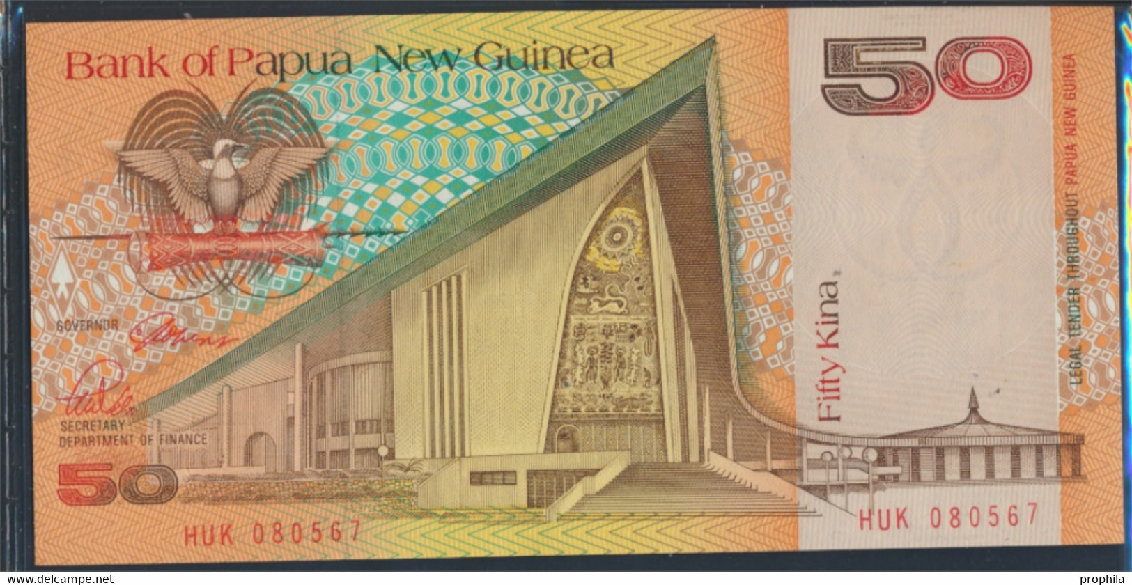 Papua-Neuguinea Pick-Nr: 11a Bankfrisch 1989 50 Kina (8860522 - Papouasie-Nouvelle-Guinée