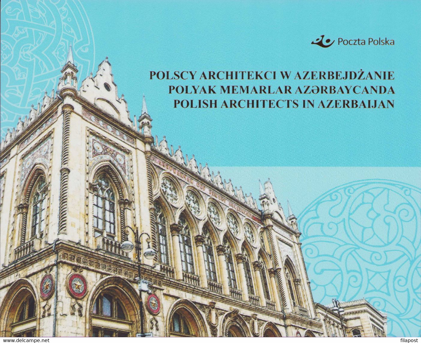 POLAND 2019 Booklet / Polish Architects In Azerbaijan, Buildings, Architecture, City / Sheet MNH** - Postzegelboekjes