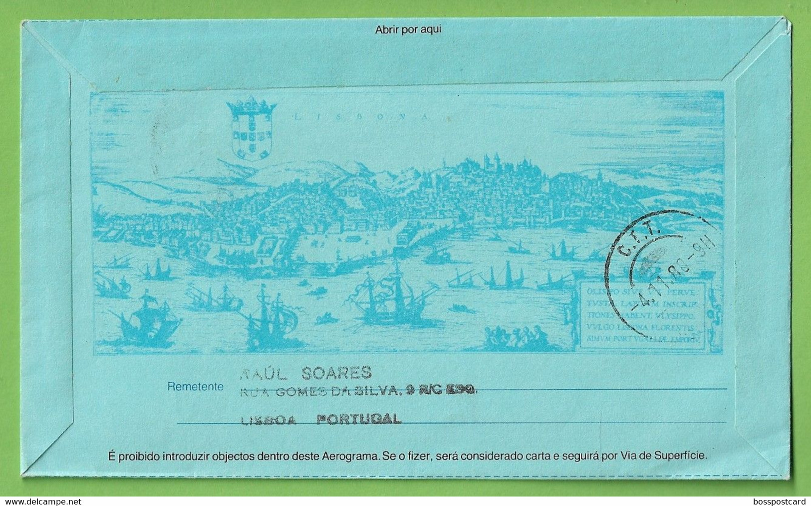 História Postal Macao Filatelia Aerograma Aérogramme - Stamps - Timbres - Philately - Hong Kong - Macau - Portugal China - Otros & Sin Clasificación