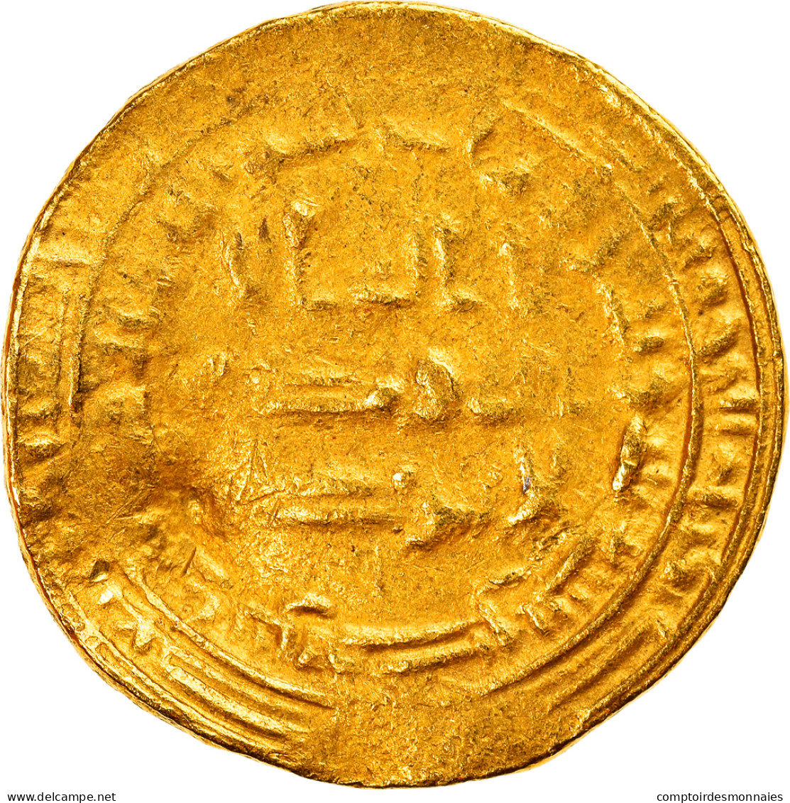 Monnaie, Abbasid Caliphate, Al-Mu'tasim, Dinar, AH 223 (837/838), Misr, TB+, Or - Islamische Münzen