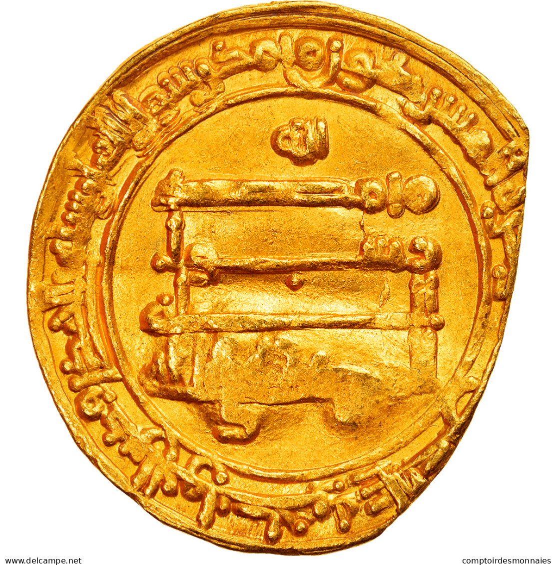 Monnaie, Abbasid Caliphate, Al-Muktafi, Dinar, AH 291 (902/903), Madinat - Islamische Münzen