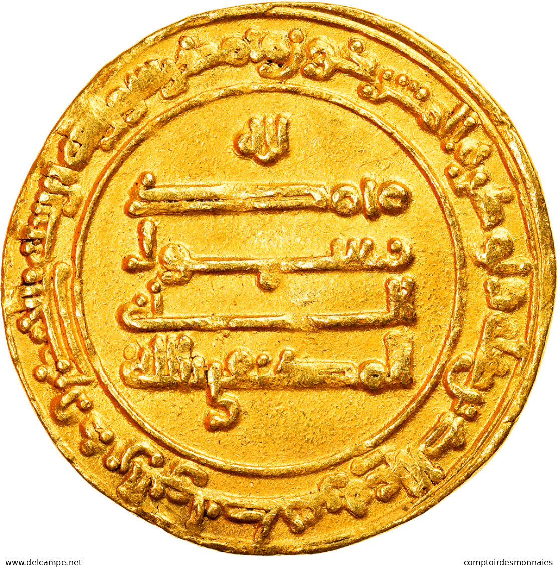 Monnaie, Abbasid Caliphate, Al-Muktafi, Dinar, AH 290 (901/902), Madinat - Islamische Münzen