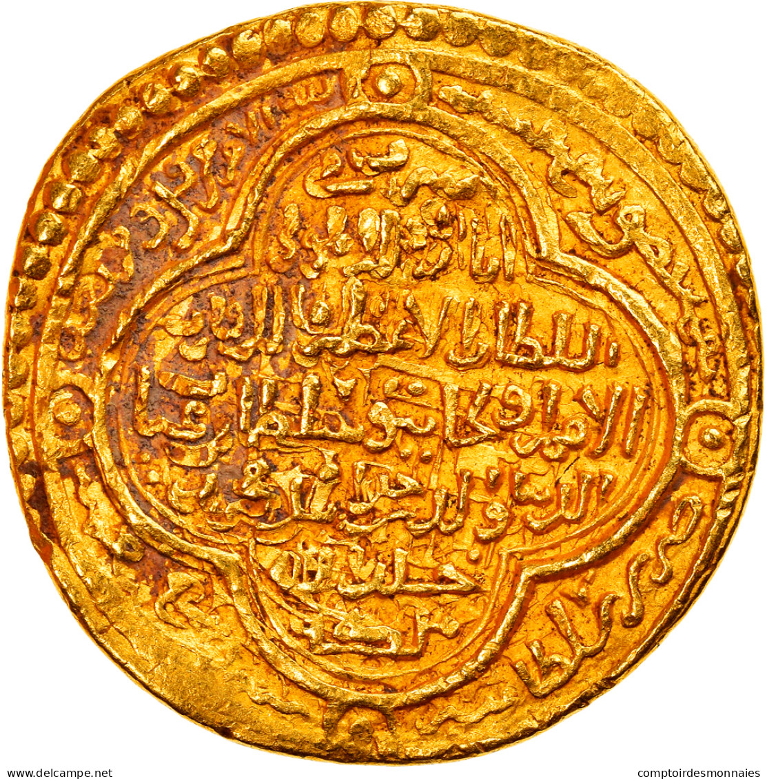 Monnaie, Ilkhan, Uljaytu, Dinar, AH 709 (1309/10), Sultaniya, TTB+, Or - Islamische Münzen